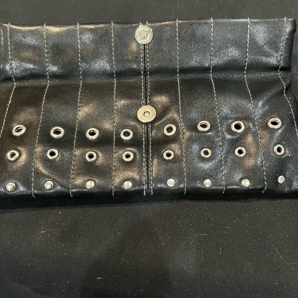 Black Studded Clutch - Picture 2 of 5